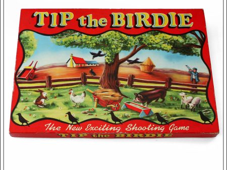 Tip The Birdie Shooting Game, Louis Marx & Co., Ltd. Great Britain. Vintage Shooting Game, 1950 60 s Toy. Fashion