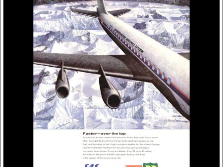 Air BP   SAS. Original Vintage Advert From 1960. Online Sale