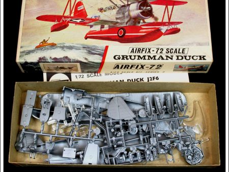 Airfix Grumman Duck. 1:72 Scale Kit. Vintage Red Stripe Box. Online Hot Sale