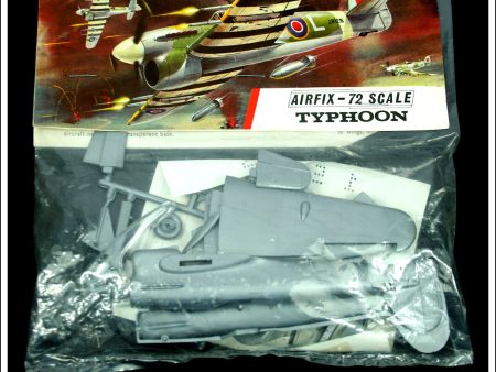 Airfix Hawker Typhoon IB 1:72 Scale Kit. Vintage Red Stripe Bag. Online Sale