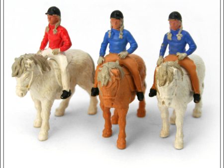 Vintage Britains Shetland Pony and Rider (Girl). Online now