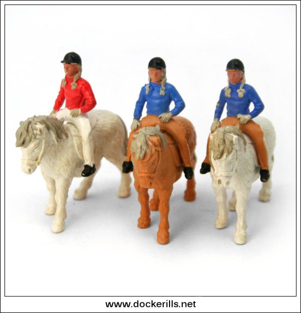 Vintage Britains Shetland Pony and Rider (Girl). Online now