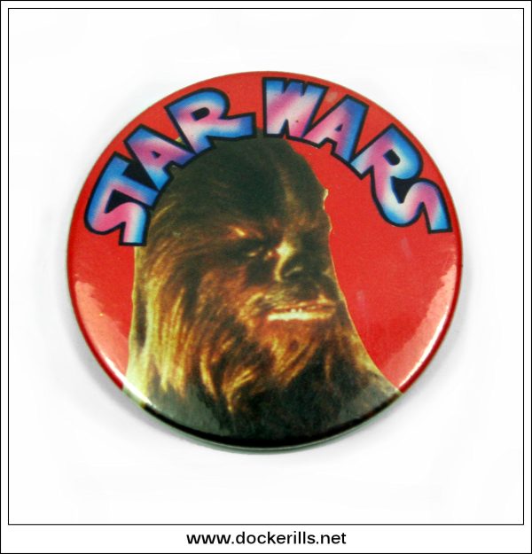 Vintage Star Wars Chewbacca Badge 1977. Online Sale