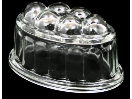 Vintage Glass Jelly Mould. One Pint (Style 1). on Sale