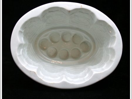 Antique Blancmange Mould. Three Pint Capacity. Oval 7.50 Inch Max. Dimension. For Cheap