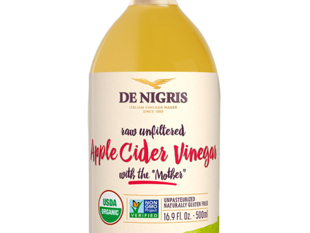 Vinaigre de cidre de pomme biologique non filtré De Nigris Hot on Sale