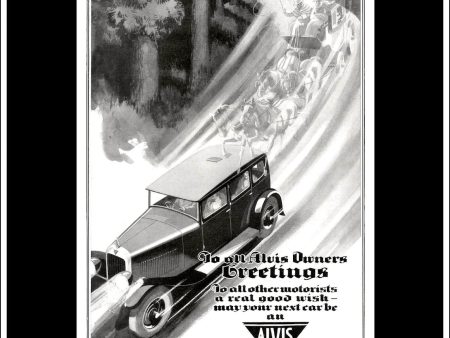 Alvis Cars. Original Vintage Advert From December 1930. Online