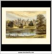 Alton Towers, Near Cheadle, Staffordshire, England. Antique Print, Chromoxylograph 1880. For Cheap