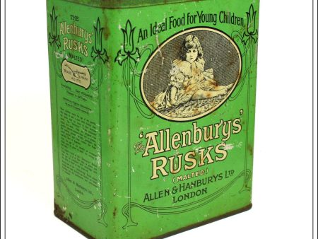 Allenbury s Rusks Tin. Vintage Advertising Tin. Online Sale