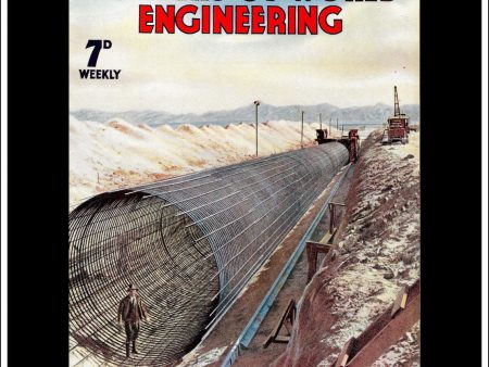 Wonders Of World Engineering Magazine No. 43. 1937. Cover - Construction Of An Aqueduct, Metropolitan Water District of Southern California. For Sale