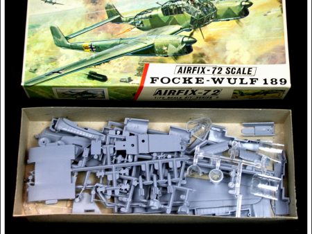 Airfix Focke-Wulf 189. 1:72 Scale Kit. Vintage Red Stripe Box. Discount