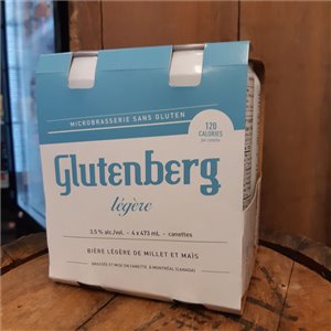 Glutenberg - 4PACK Light (Lager) 473ml 4u. Online