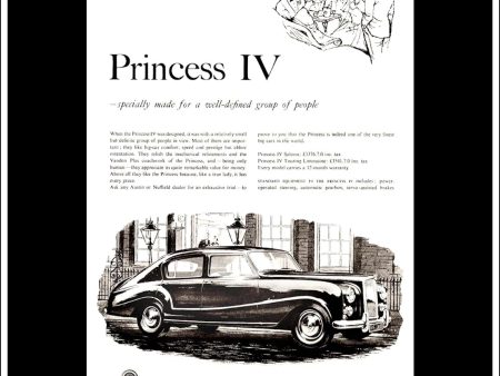 Austin Princess IV. Original Vintage Advert From November 16th 1957. Hot on Sale