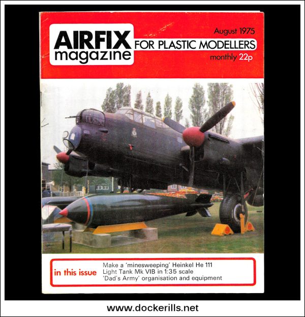 Airfix Magazine, August, 1975. on Sale