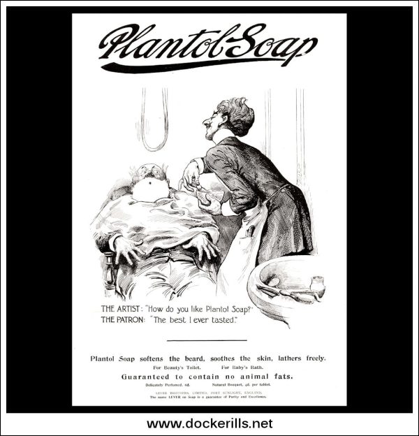 Plantol Soap. Original Vintage Advert From August 5th, 1905. Online Hot Sale