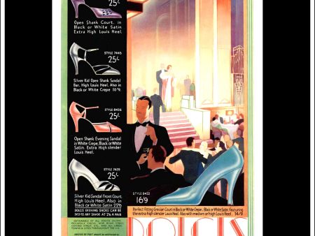 Dolcis Fashion Shoes. Original Vintage Advert From September 20th, 1933. Fashion