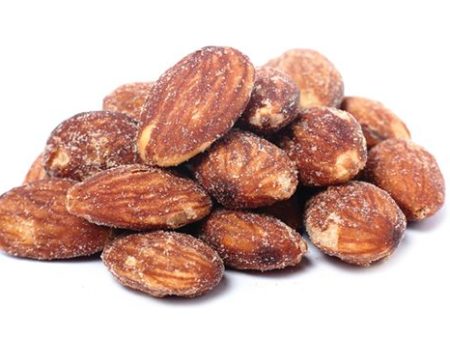 Amandes rôties à sec avec sel de mer biologiques For Sale