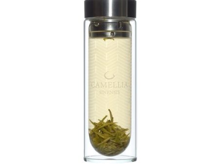 Bouteille à thé en verre 300 ml camellia sinensis Online