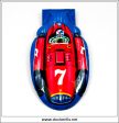 Clicker Toy (Racing Car Design). Vintage Novelty Tin Plate Toy. Japan. For Cheap