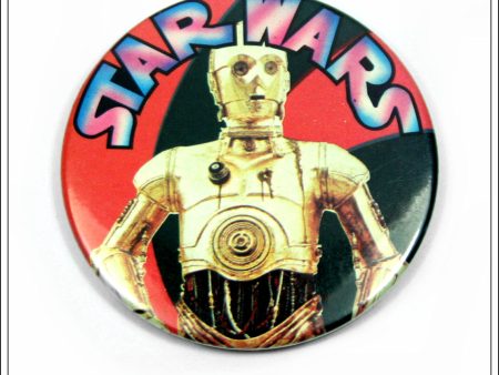 Vintage Star Wars C3PO Badge 1977. For Cheap