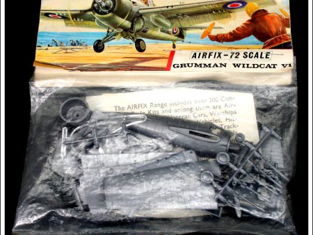 Airfix Grumman Wildcat VI 1:72 Scale Kit. Vintage Red Stripe Bag. Discount