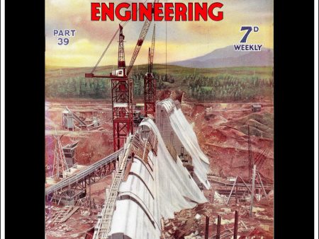 Wonders Of World Engineering Magazine No. 39. 1937. Cover - Construction Of The Laggan Dam, Loch Laggan. Online Hot Sale