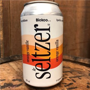 Seltzer (Bicko) - Orange-vanille 355ml For Discount