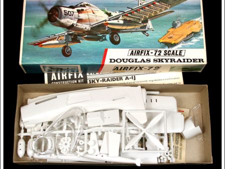 Airfix Douglas Skyraider. 1:72 Scale Kit. Vintage Red Stripe Box. Supply