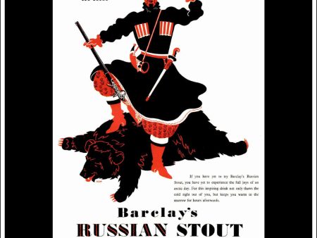 Barclay s Russian Stout. Original Vintage Advert From, December 9th, 1936. Sale