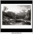 A Lake In Cumberland, J.C. Loutherbourg R.A., Antique Print, Steel Engraving c. 1875. Sale