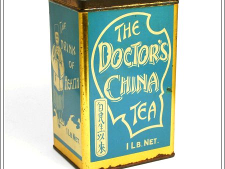 The Doctors China Tea Tin. Vintage Advertising Tin. Harden Bros. & Lindsay Ltd. Supply