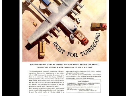 Armstrong Whitworth Argosy. Original Vintage Advert From 1959. [B] Online Sale