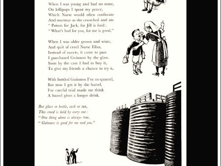 Guinness. Original Vintage Advert From December 13th, 1933. GE325A Online Sale