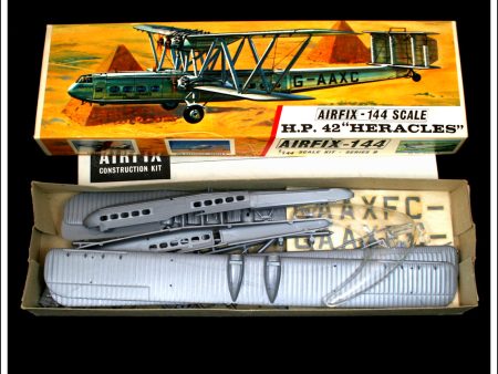 H.P. 42 Heracles. 1:144 Scale Kit. Vintage Red Stripe Box. Online Sale