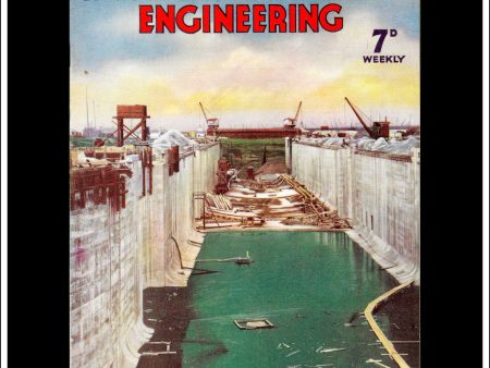 Wonders Of World Engineering Magazine No. 45. 1938. Cover - Construction Of Part Of The Entrance Lock To King George V Dock, London. Discount