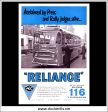 AEC Reliance Bus Coach. Original Vintage Advert From November, 1959. Sale