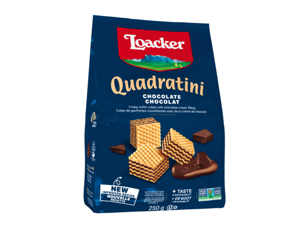 Loacker Quadratini Gaufrette Chocolat 250 g Sale