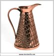 Antique Victorian Copper Jug. Crocodile Skin Pattern. Hot on Sale