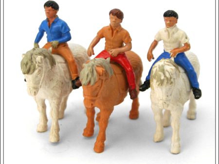 Vintage Britains Shetland Pony and Rider (Boy). Discount