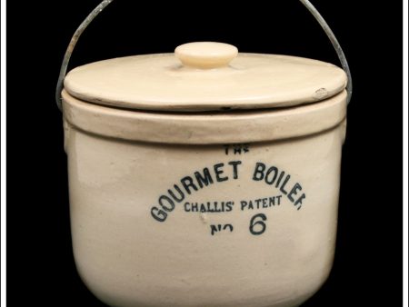 Challis  Patent Gourmet Boiler No. 6. Antique Pudding Basin   Boiler. For Discount