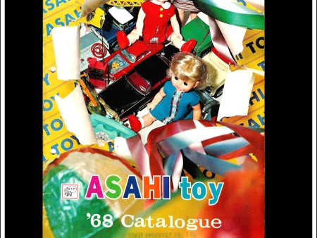 Original Vintage Sales Catalogue   Brochure for Asahi Toy Co. Ltd., 1968. Tin Plate Toys. Discount