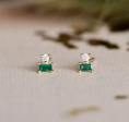 Double Stud Stack Earrings on Sale