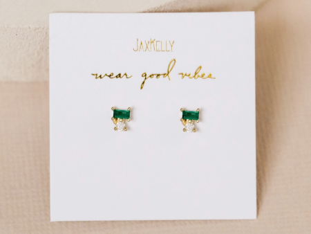 Double Stud Stack Earrings on Sale