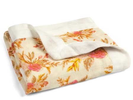 Bamboo Two Layer Muslin Mini Lovey - Vintage Floral Fashion