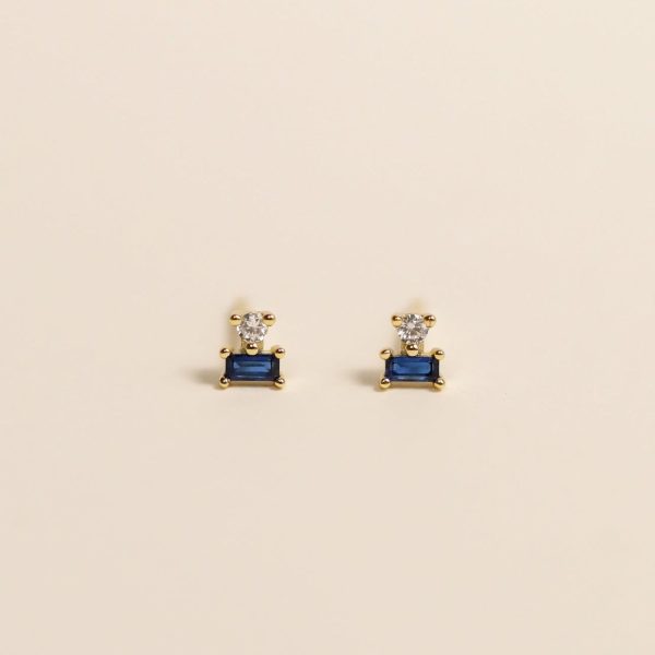 Double Stud Stack Earrings on Sale