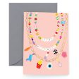 Festival Beads Birthday Card For Cheap