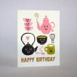 Birthday Tea Party Letterpress Card Sale