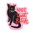 100 Percent That Cat Devil Diecut Vinyl Sticker Discount