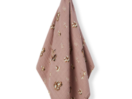 Organic Cotton Muslin Swaddle Blanket - Mushroom Online