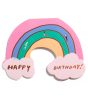 Rainbow Shaped Birthday Card For Discount